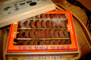 지리산 산청곶감(오동나무 고종시 3.1kg이상)특大40-45과